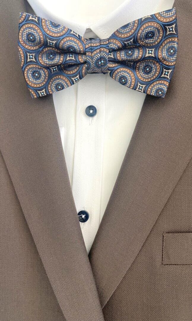 Beige Wool By Guabello Italy Petro Collection Suit - Image 2